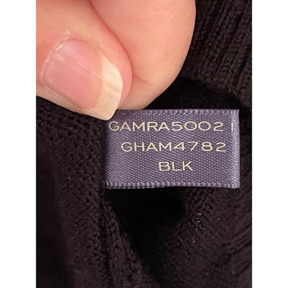 G.H. Bass & Co.‎ 100% WOOL BODY Mens SZ L BLACK  V-Neck Sweater - Picture 7 of 11